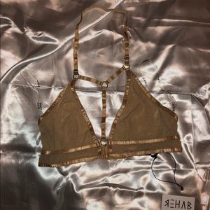 Rehab Nude Strappy Bralette Bra